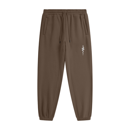 Ranked Black Heavyweight Joggers