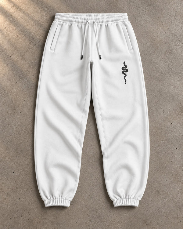 Ranked White Heavyweight Joggers